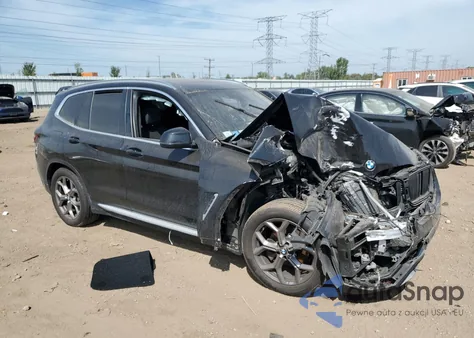 2022 BMW X3 xDrive30I z USA, uszkodzony, nr VIN 5UX53DP02N9M29832